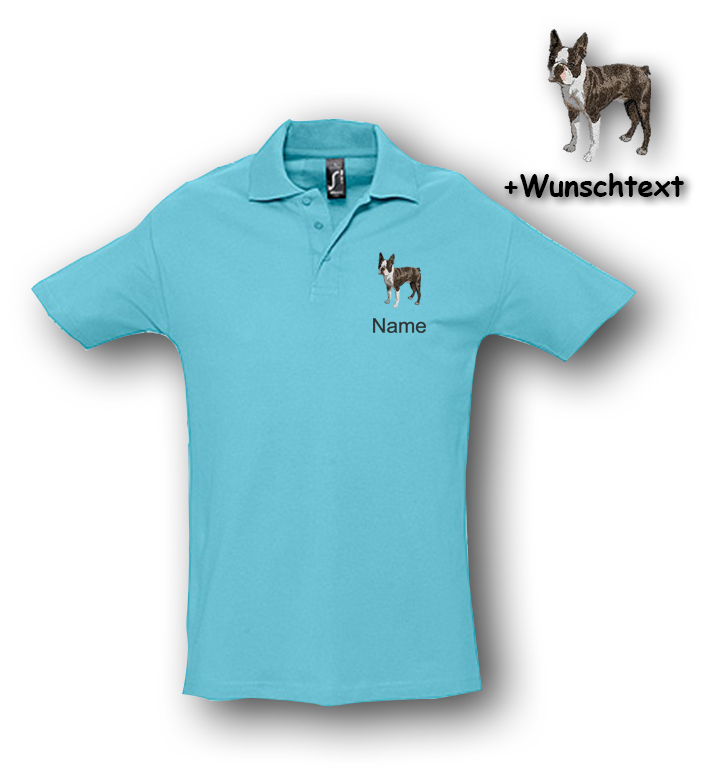 Poloshirt Boston Terrier – Bild 3