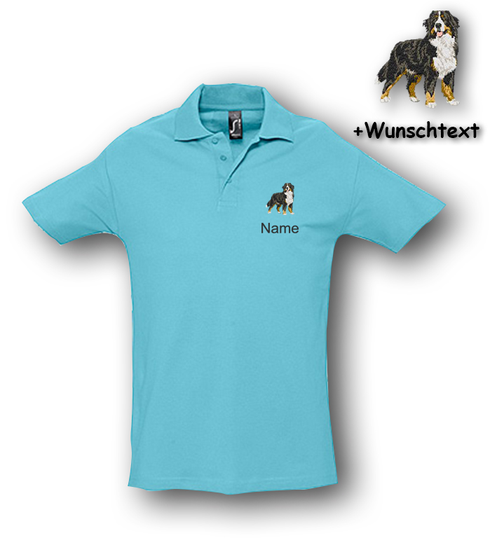 Poloshirt Berner Sennenhund – Bild 3