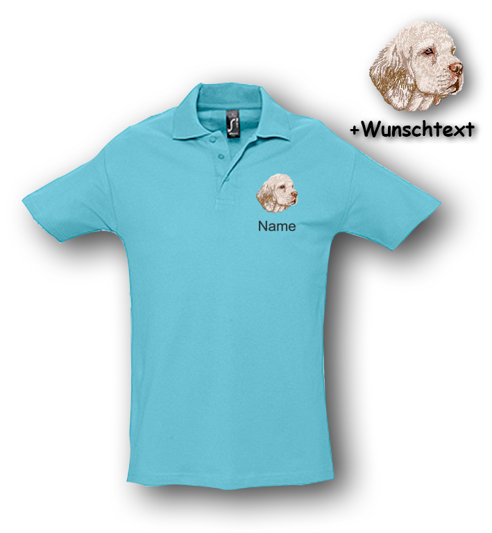 Poloshirt Clumber Spaniel – Bild 3