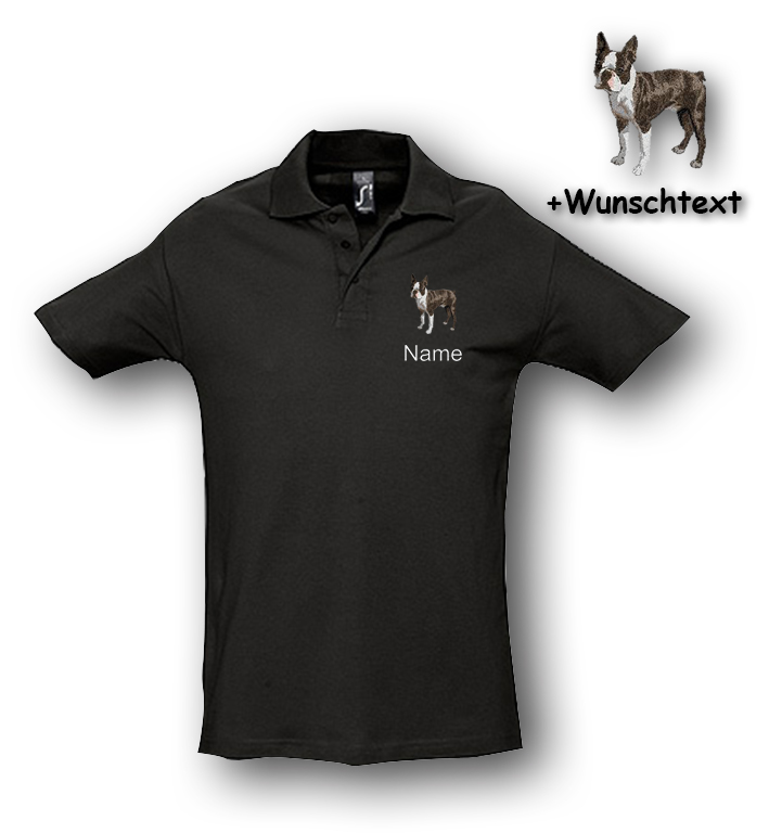 Poloshirt Boston Terrier – Bild 18