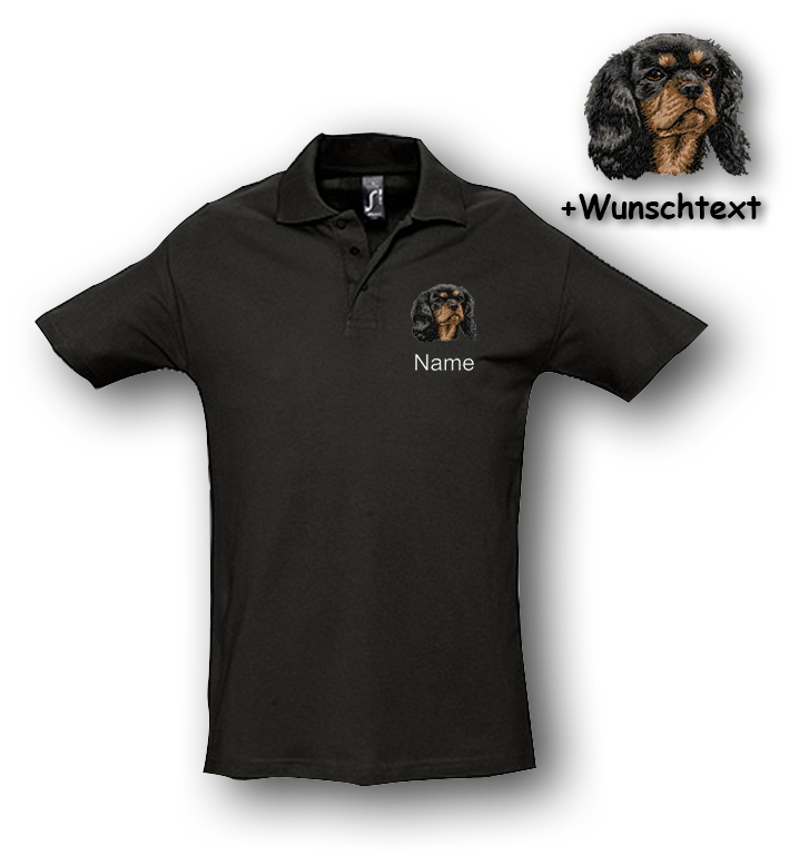 Poloshirt Cavalier King Charles Spaniel – Bild 18