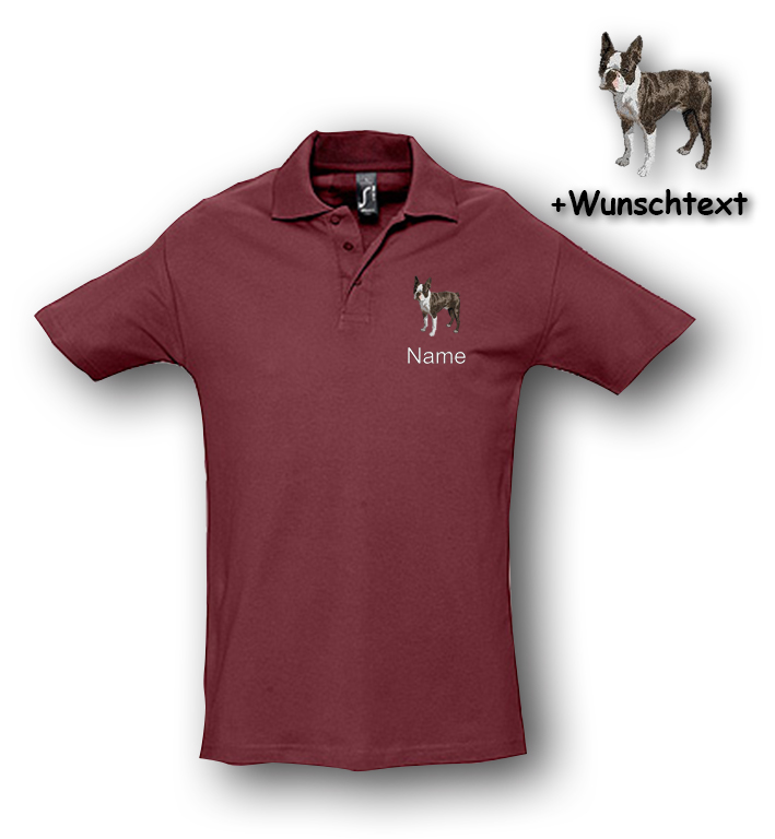 Poloshirt Boston Terrier – Bild 17