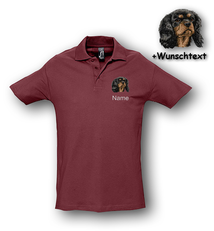Poloshirt Cavalier King Charles Spaniel – Bild 17