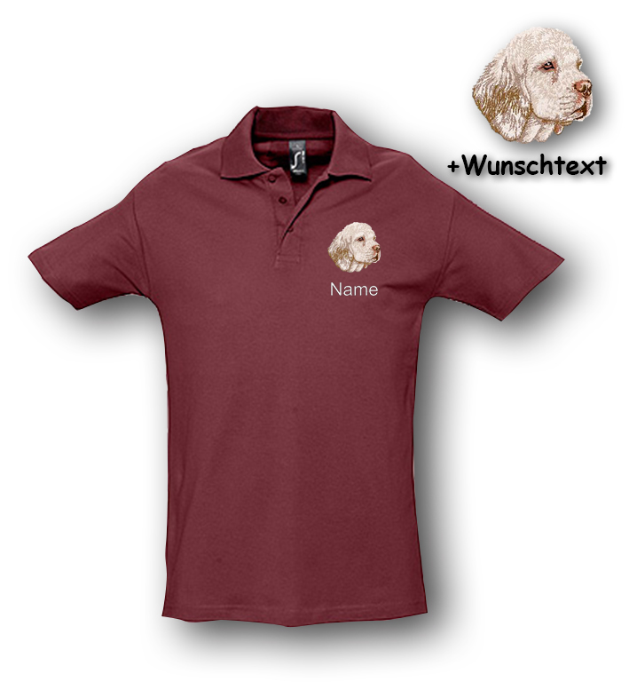 Poloshirt Clumber Spaniel – Bild 17