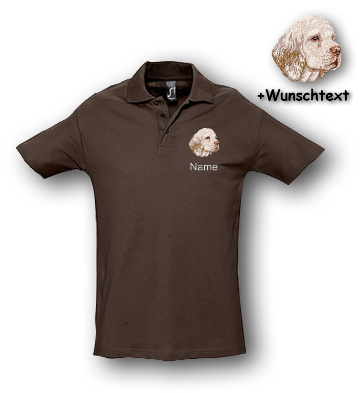 Poloshirt Clumber Spaniel – Bild 16