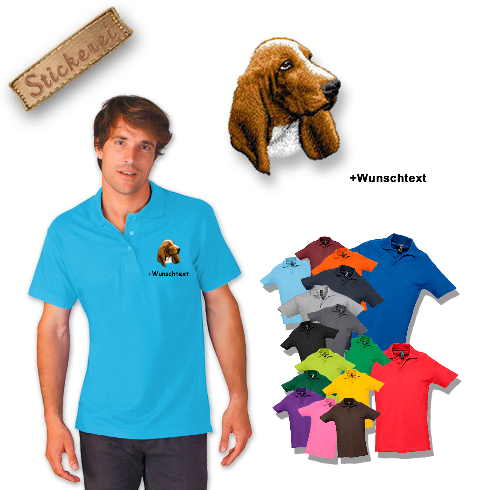Poloshirt Basset