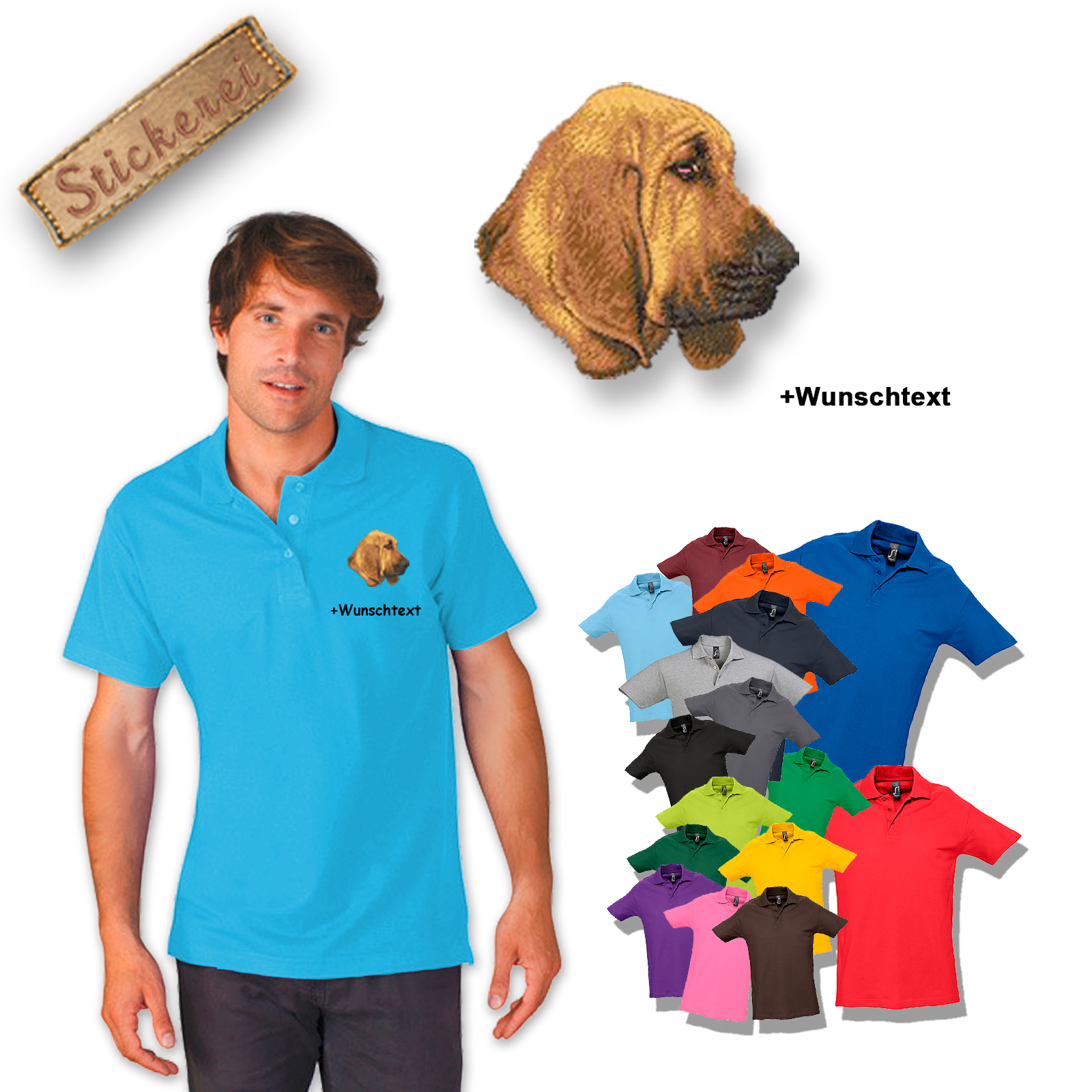 Poloshirt Bloodhound
