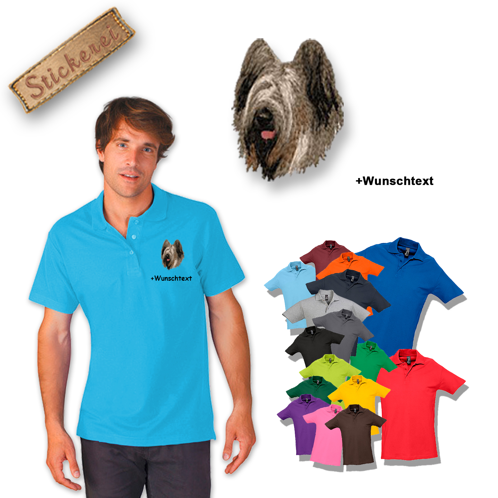 Poloshirt Briard