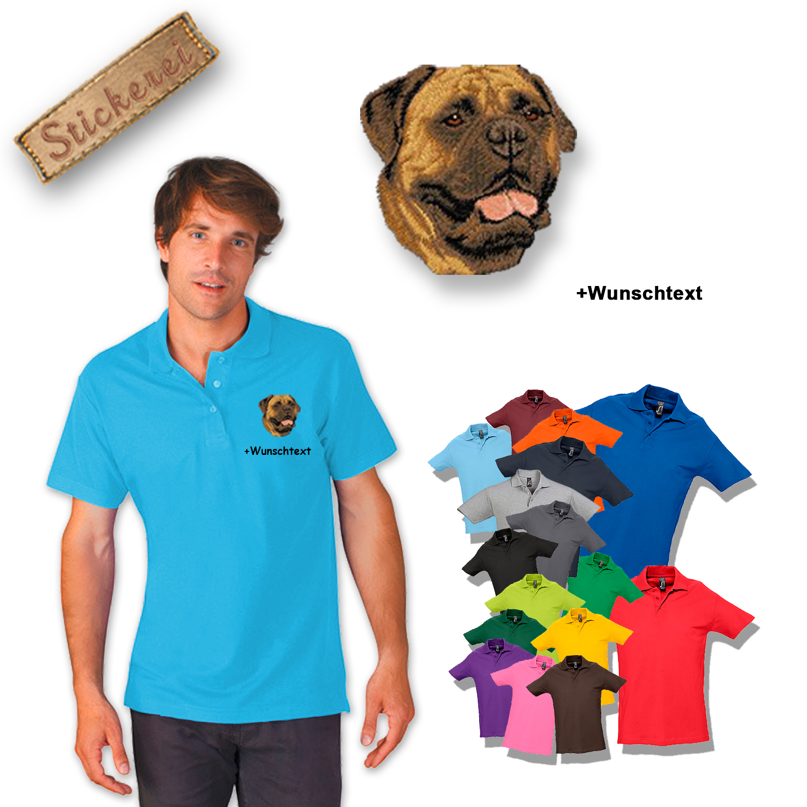 Poloshirt Bullmastiff