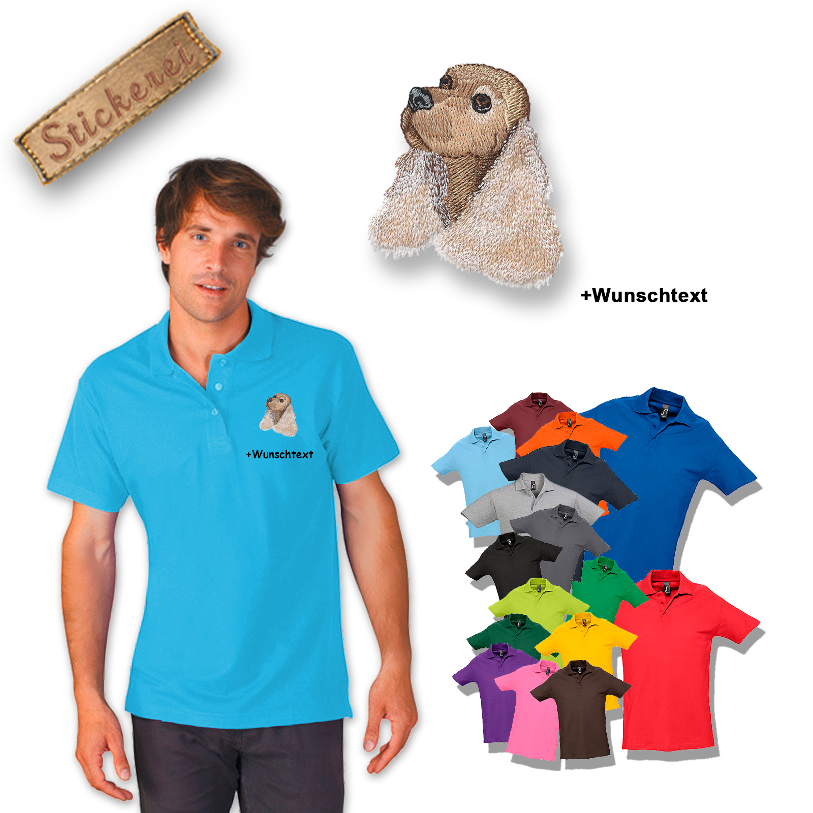Poloshirt Cocker Spaniel
