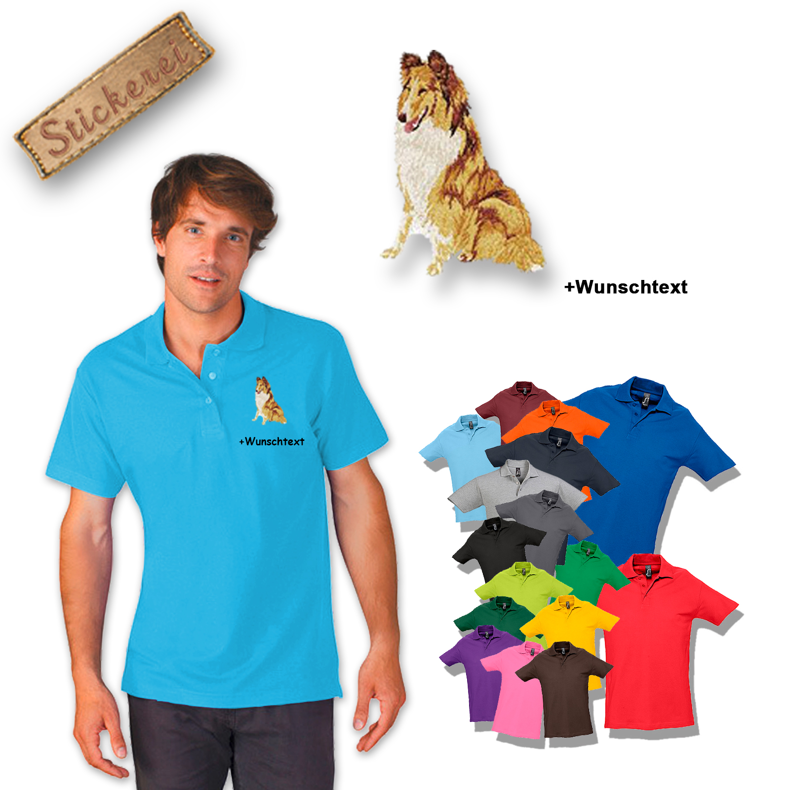 Poloshirt Collie
