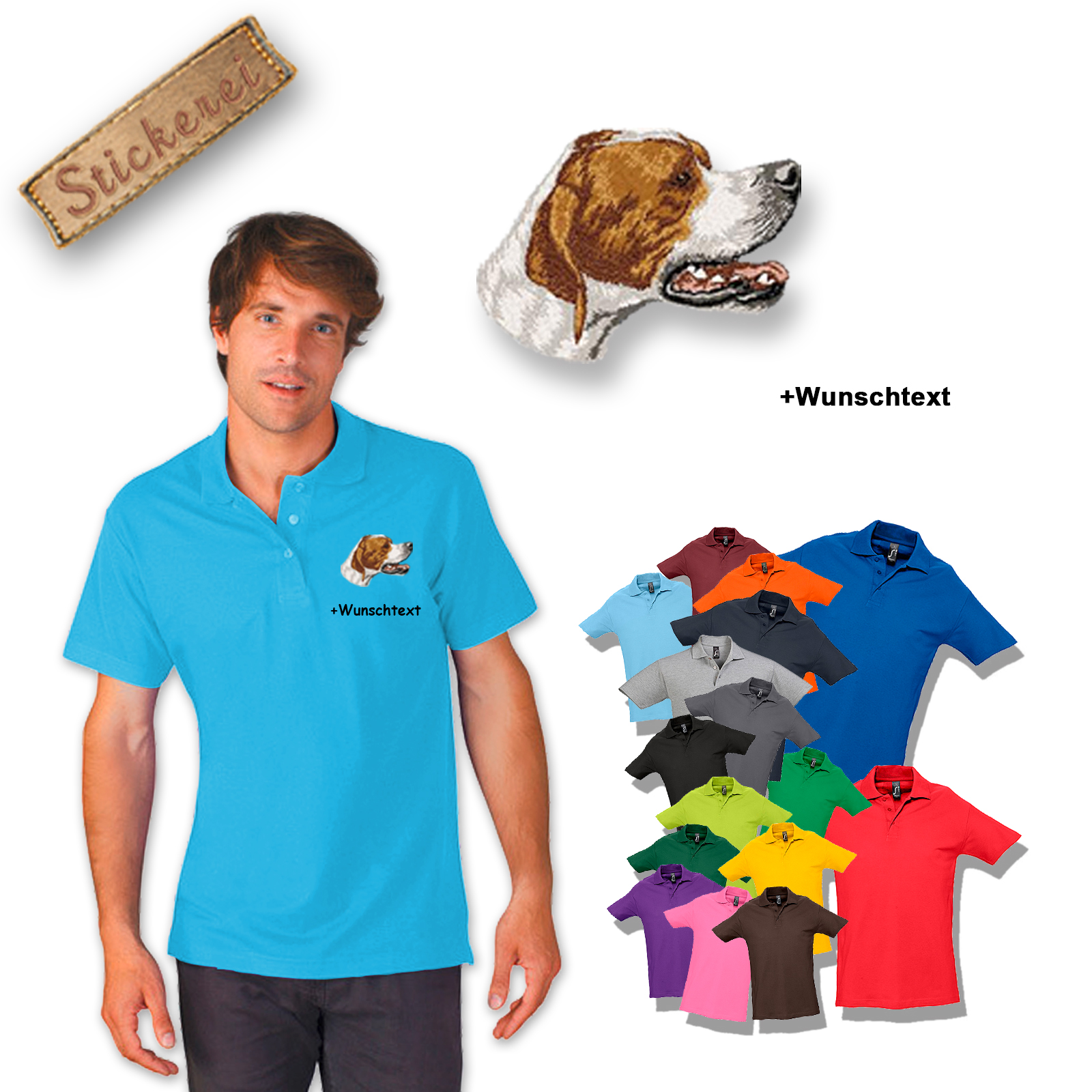 Poloshirt English Pointer