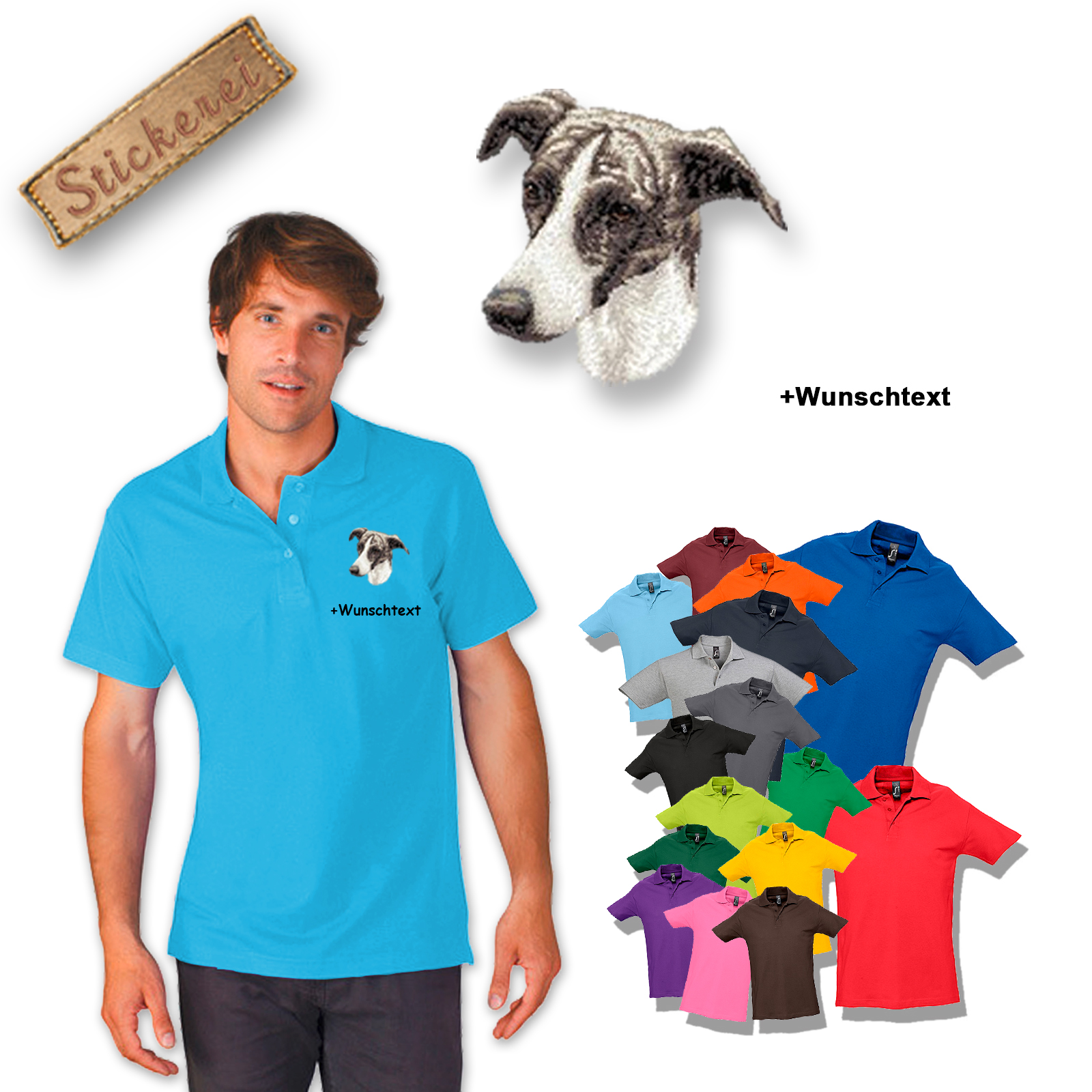 Poloshirt Greyhound