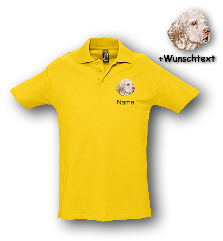 Poloshirt Clumber Spaniel – Bild 15