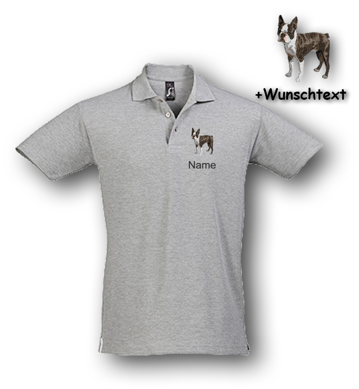 Poloshirt Boston Terrier – Bild 13
