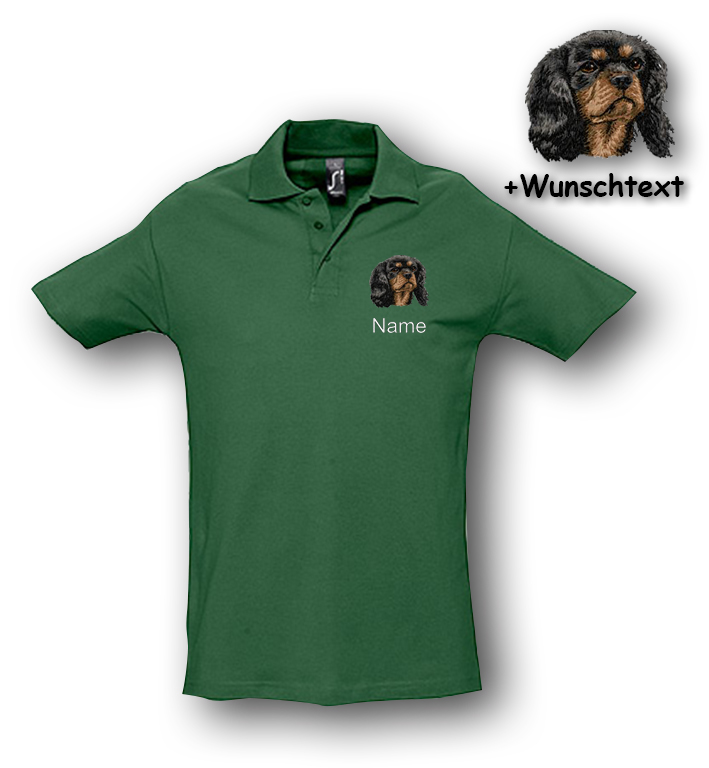Poloshirt Cavalier King Charles Spaniel – Bild 14