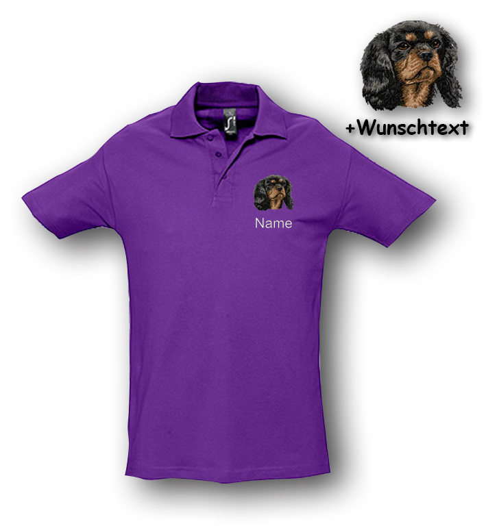 Poloshirt Cavalier King Charles Spaniel – Bild 10