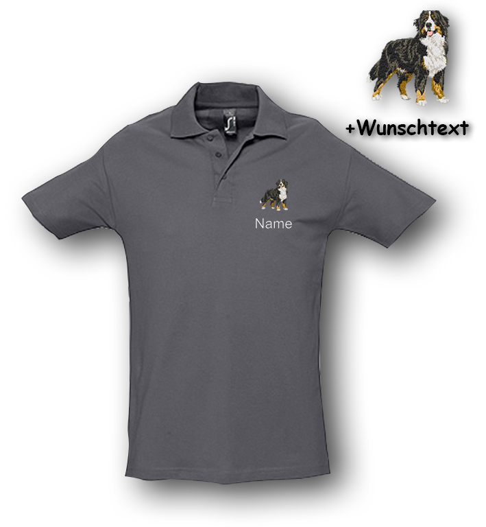 Poloshirt Berner Sennenhund – Bild 8