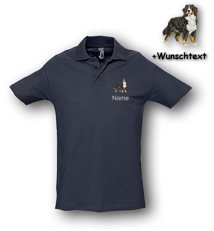 Poloshirt Berner Sennenhund – Bild 7