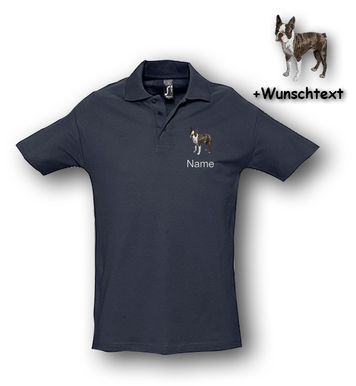 Poloshirt Boston Terrier – Bild 7