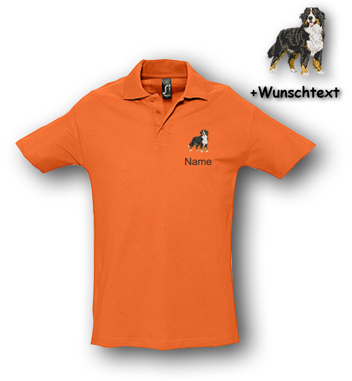 Poloshirt Berner Sennenhund – Bild 6