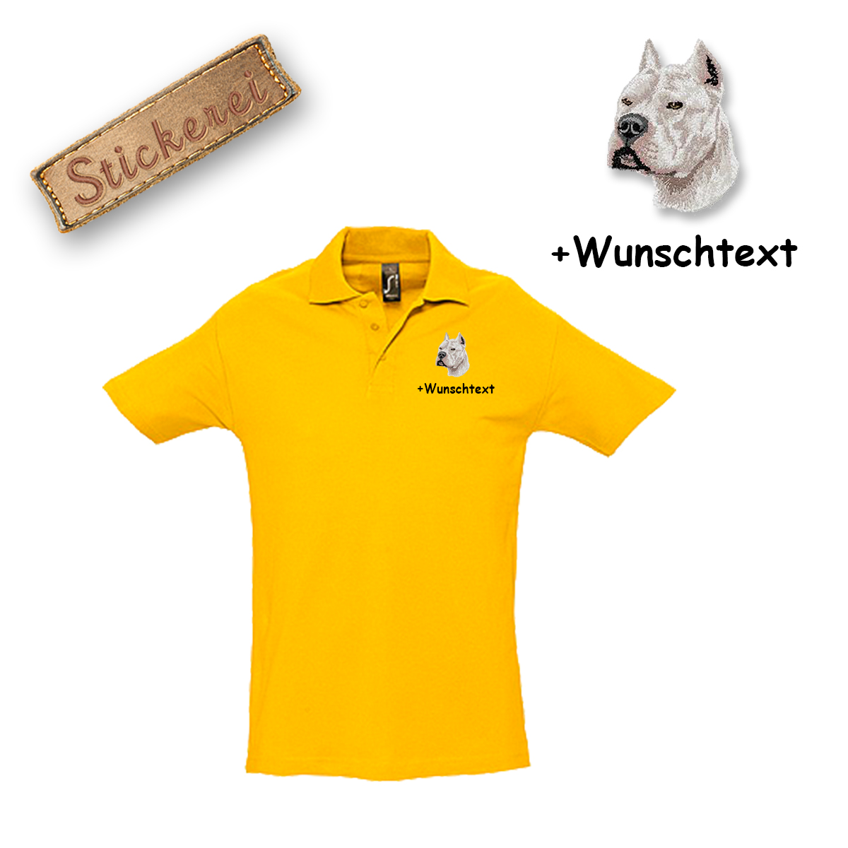 Poloshirt Pit Bull Terrier – Bild 5