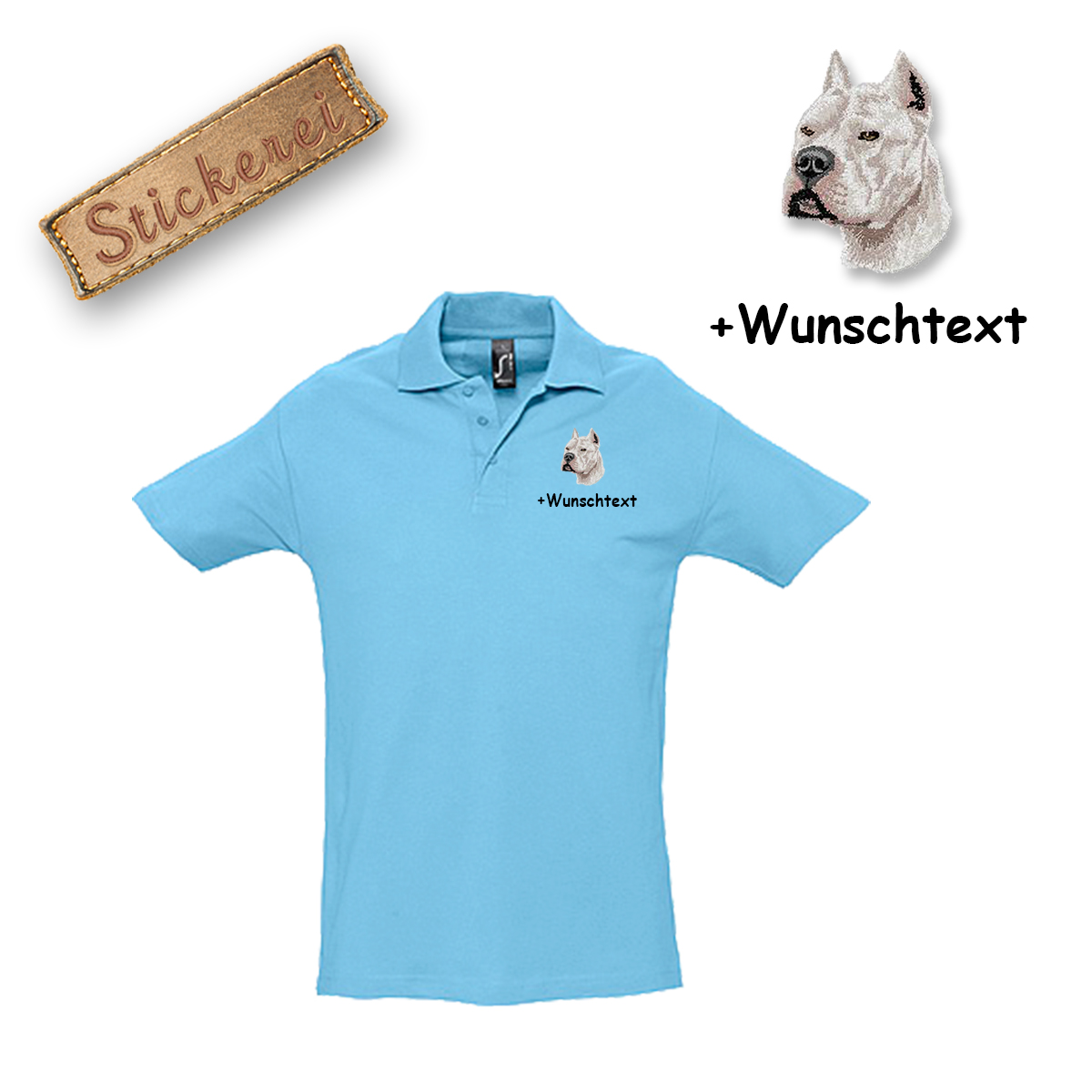 Poloshirt Pit Bull Terrier – Bild 8