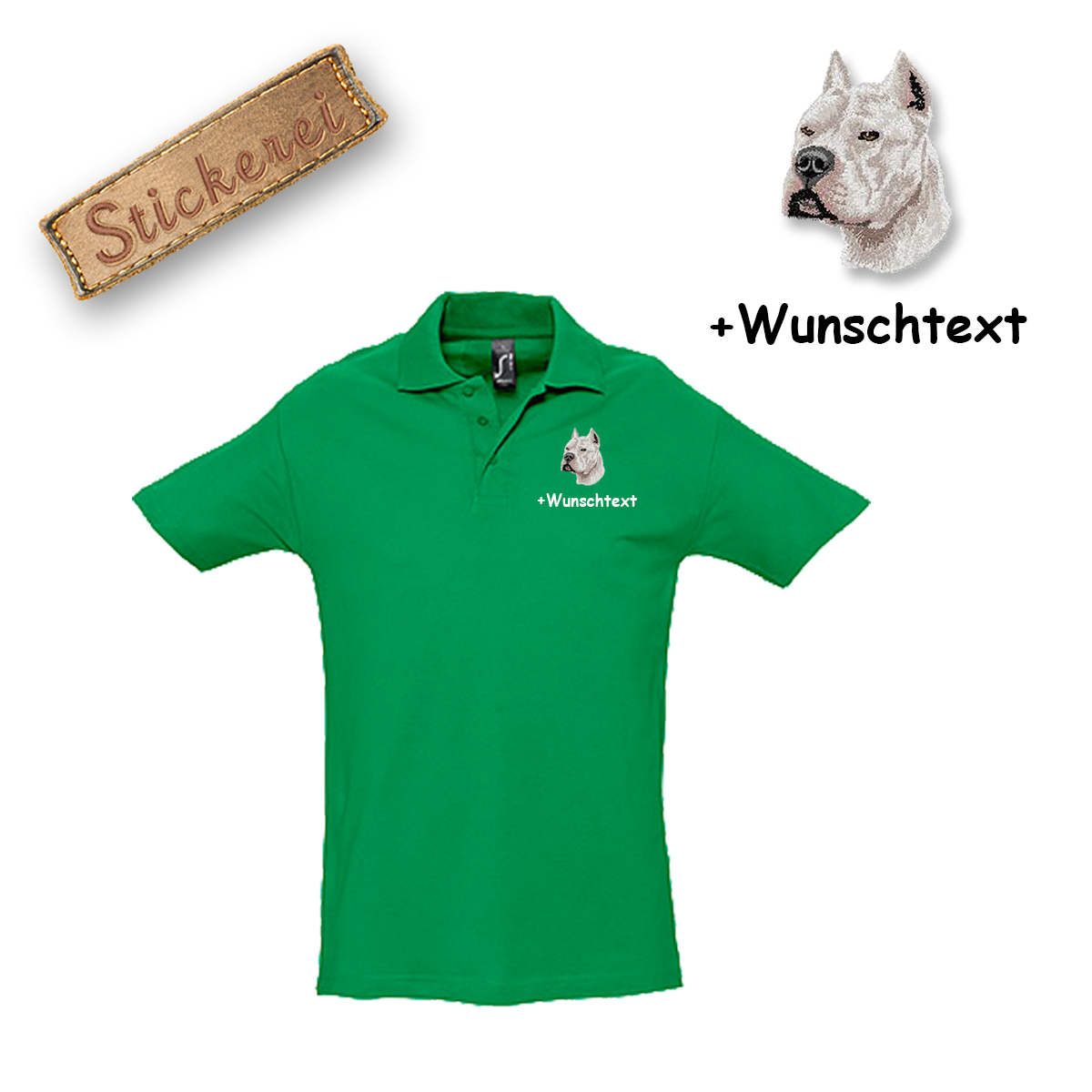 Poloshirt Pit Bull Terrier – Bild 9