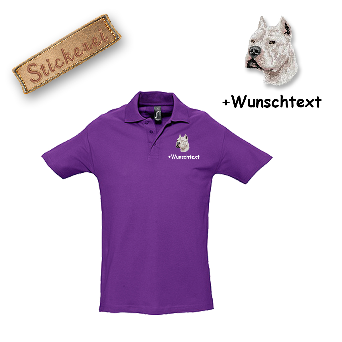 Poloshirt Pit Bull Terrier – Bild 10