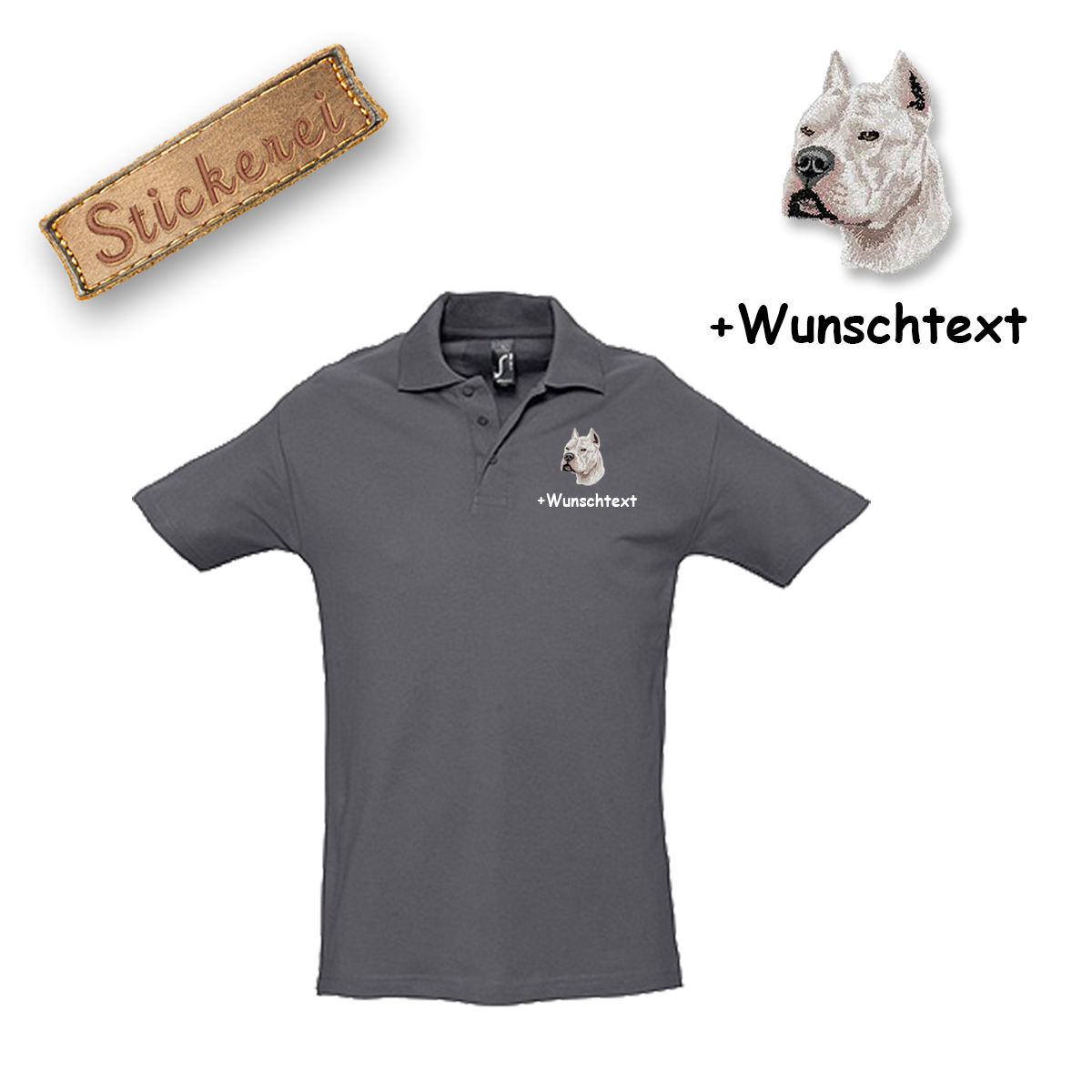 Poloshirt Pit Bull Terrier – Bild 12
