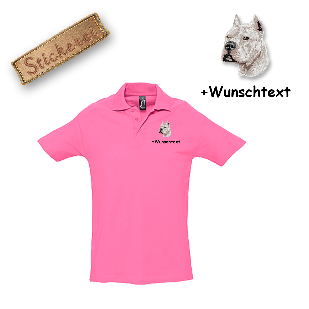 Poloshirt Pit Bull Terrier – Bild 15