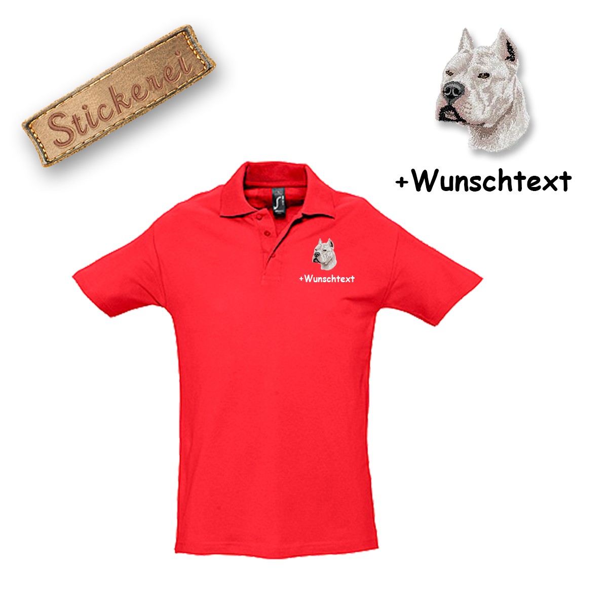 Poloshirt Pit Bull Terrier – Bild 16