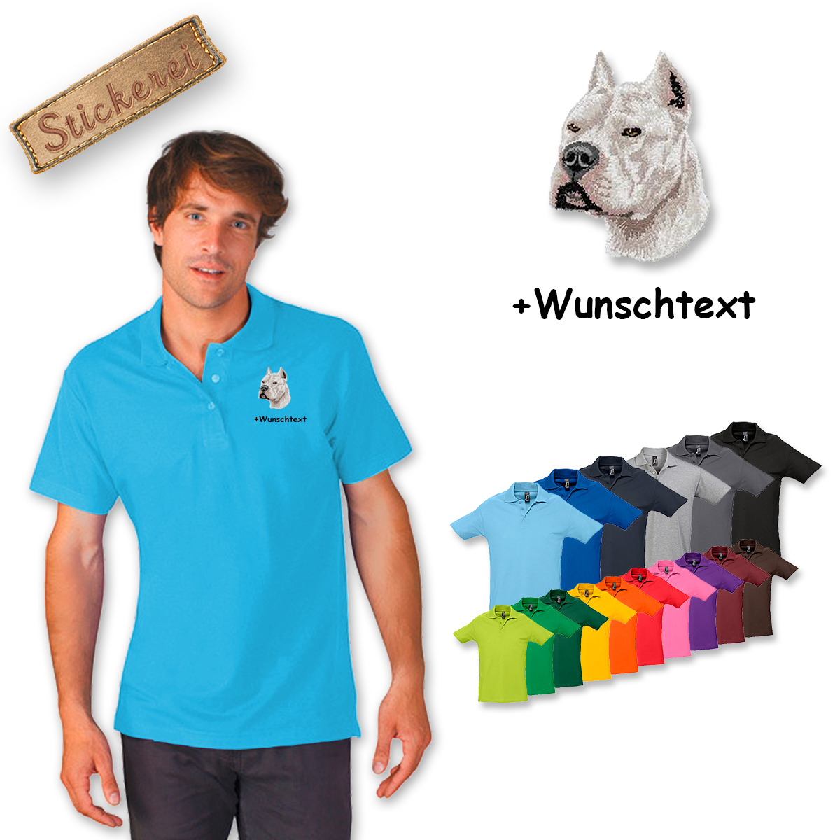 Poloshirt Pit Bull Terrier