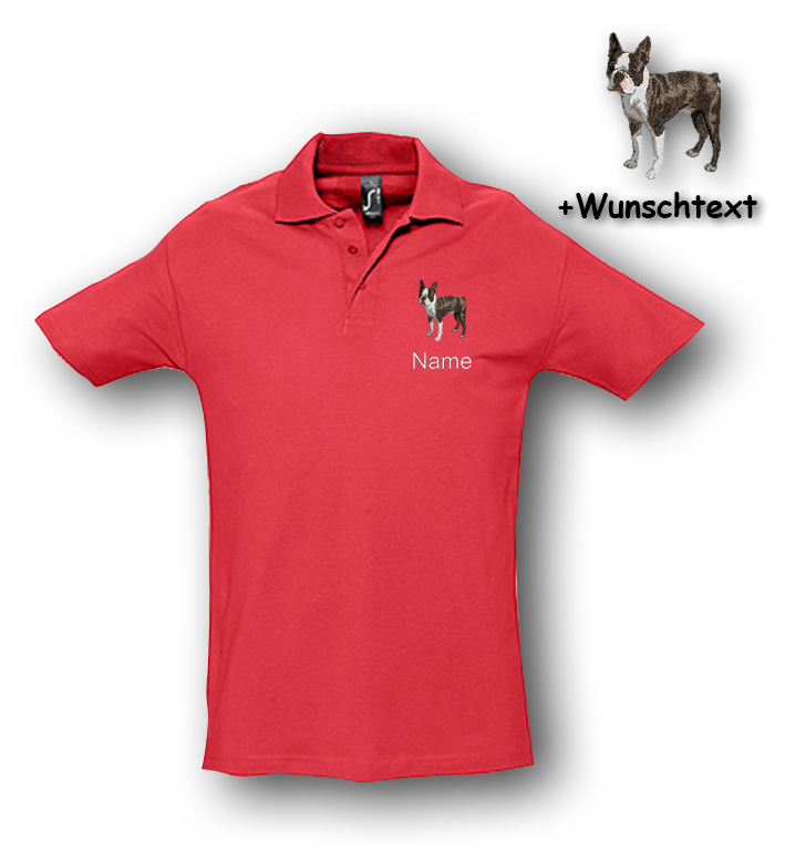 Poloshirt Boston Terrier – Bild 4