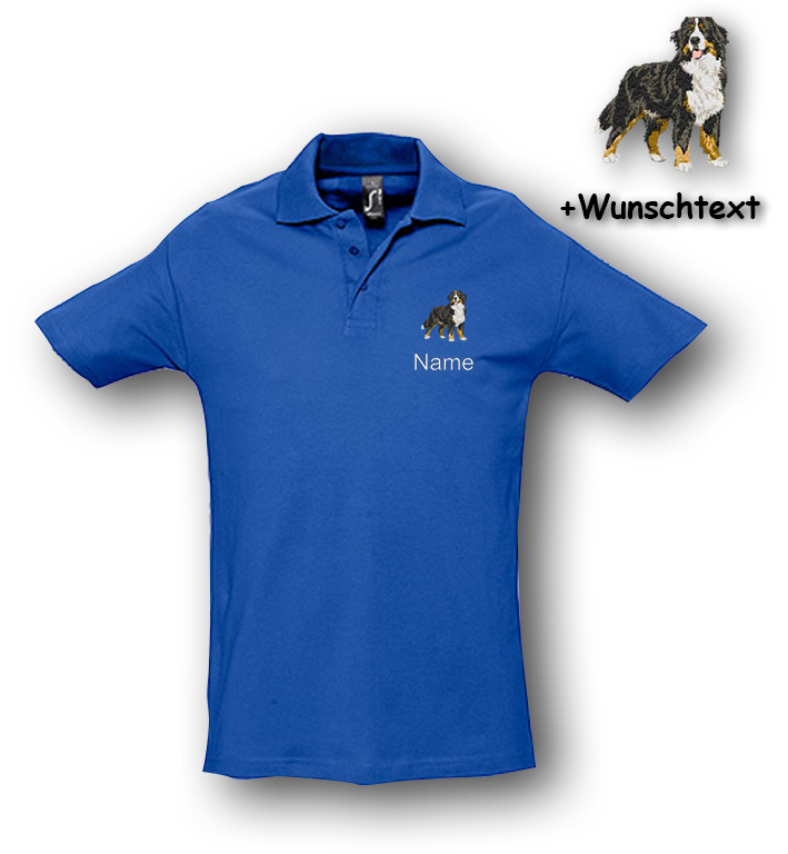 Poloshirt Berner Sennenhund – Bild 2