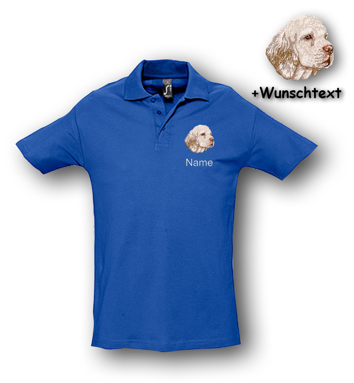 Poloshirt Clumber Spaniel – Bild 2
