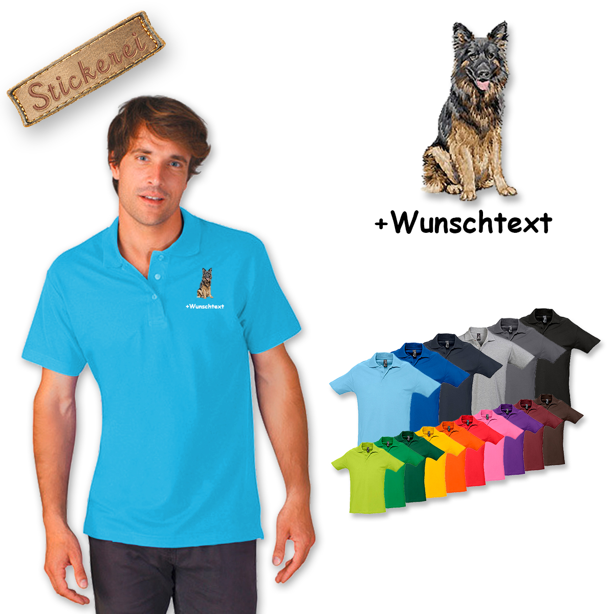 Poloshirt Deutscher Schäferhund