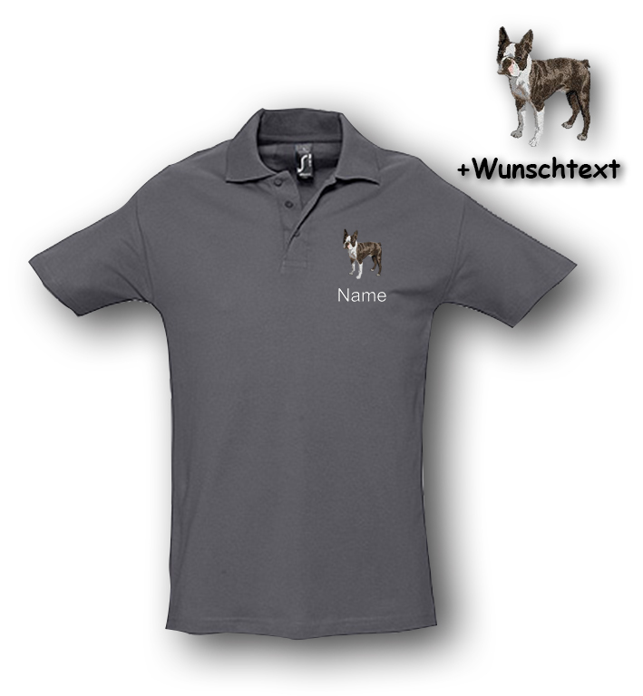 Poloshirt Boston Terrier – Bild 8