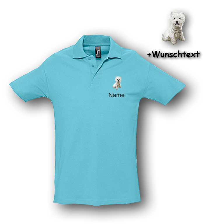 Poloshirt West Highland White Terrier – Bild 3