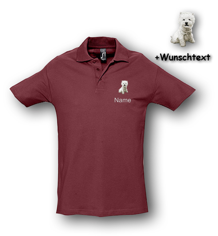 Poloshirt West Highland White Terrier – Bild 17