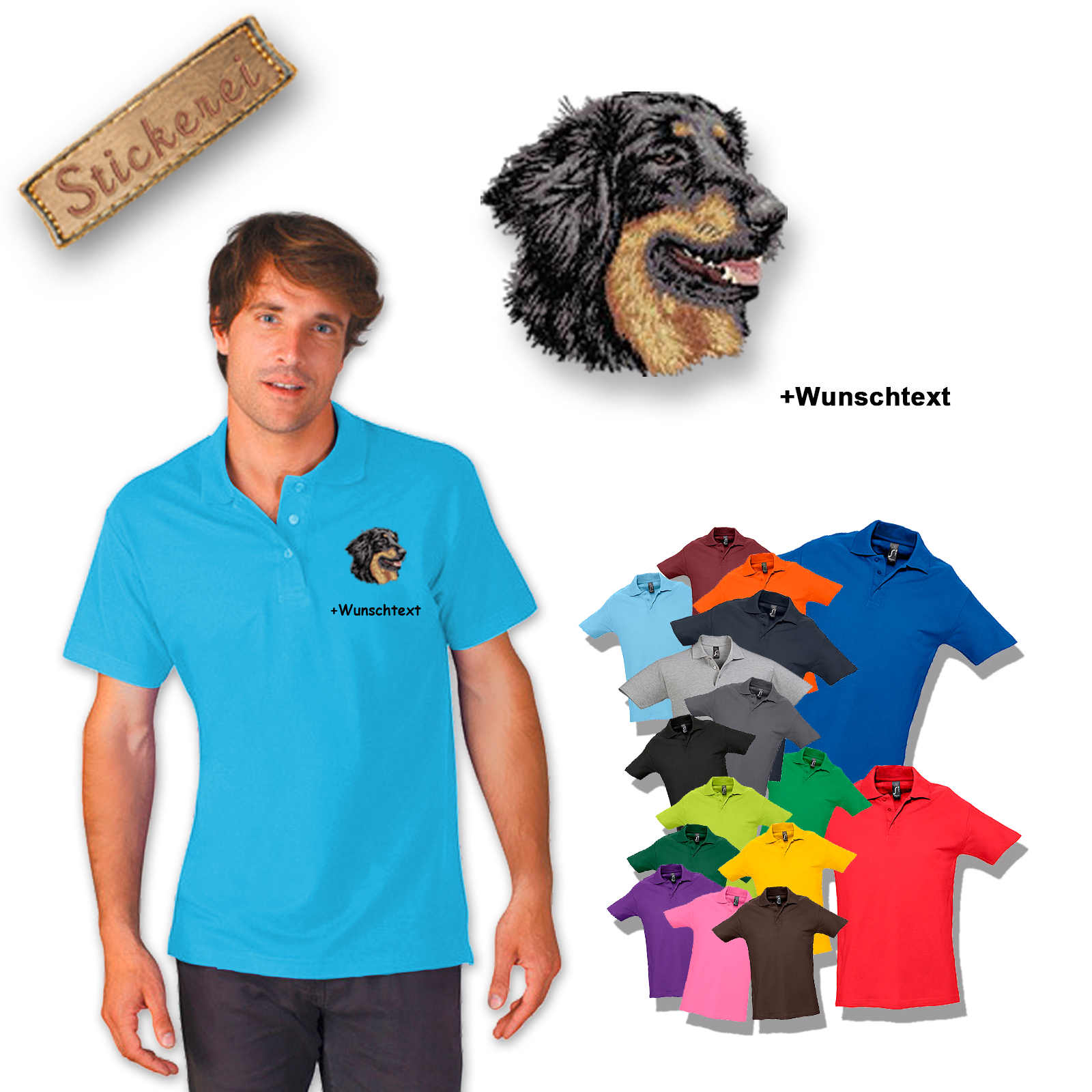 Poloshirt Hovawart