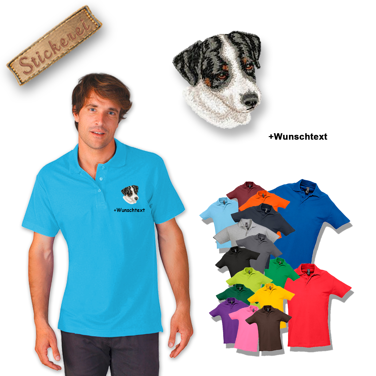 Poloshirt Jack Russell
