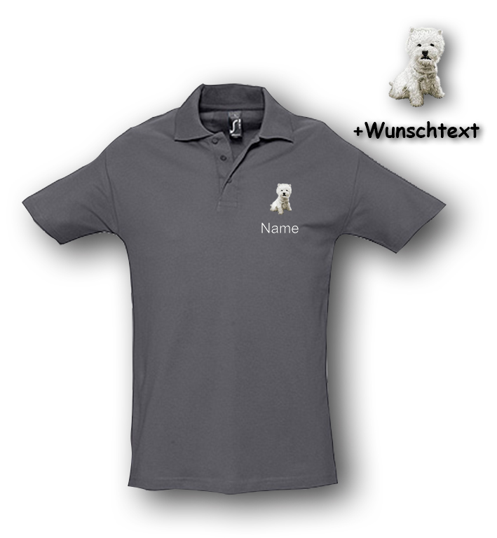 Poloshirt West Highland White Terrier – Bild 8
