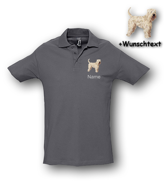 Poloshirt Irish Soft Coated Wheaten Terrier – Bild 8