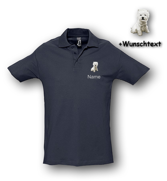 Poloshirt West Highland White Terrier – Bild 7