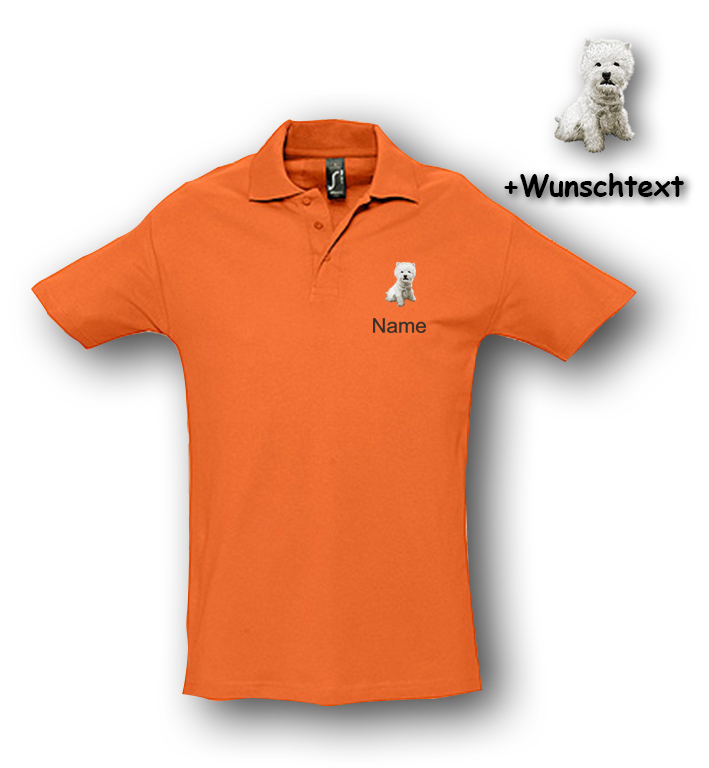 Poloshirt West Highland White Terrier – Bild 6