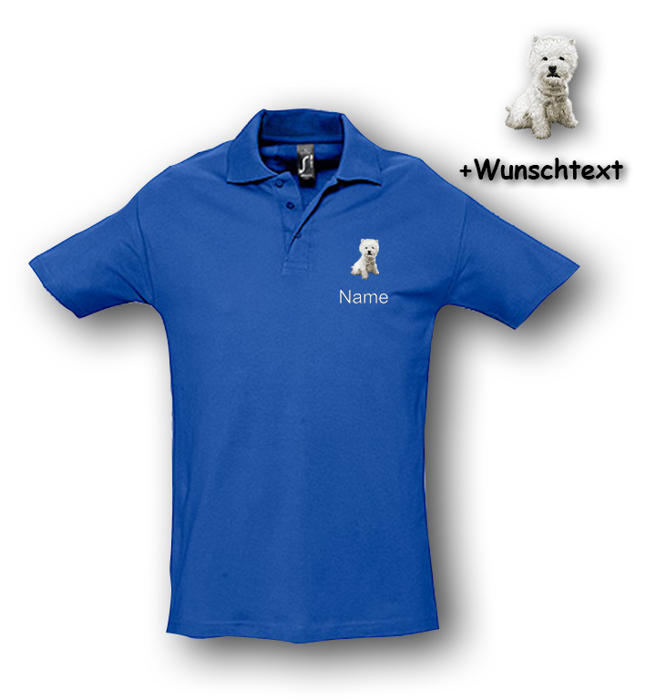 Poloshirt West Highland White Terrier – Bild 2