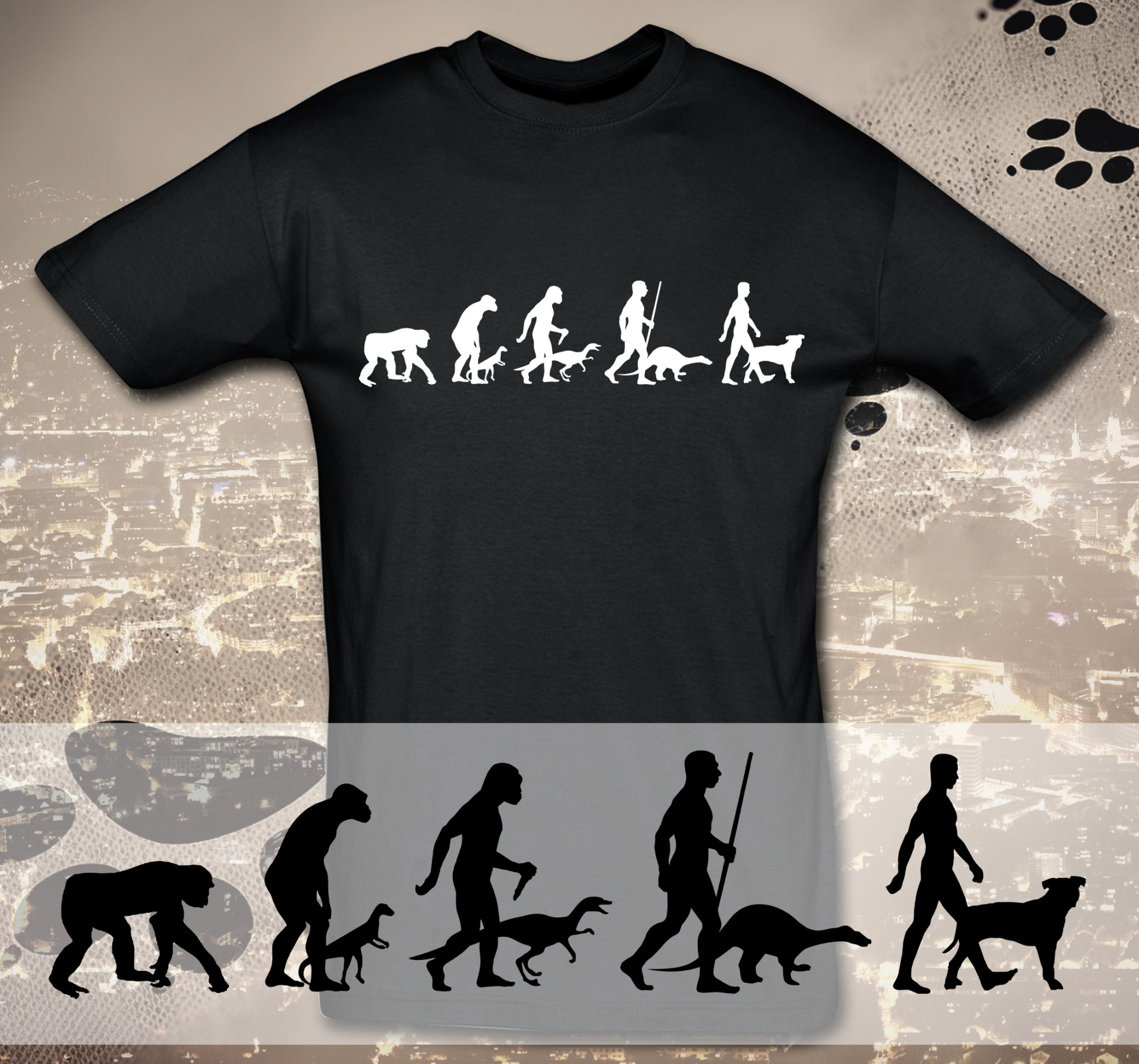 T-Shirt Evolution Staffordshire