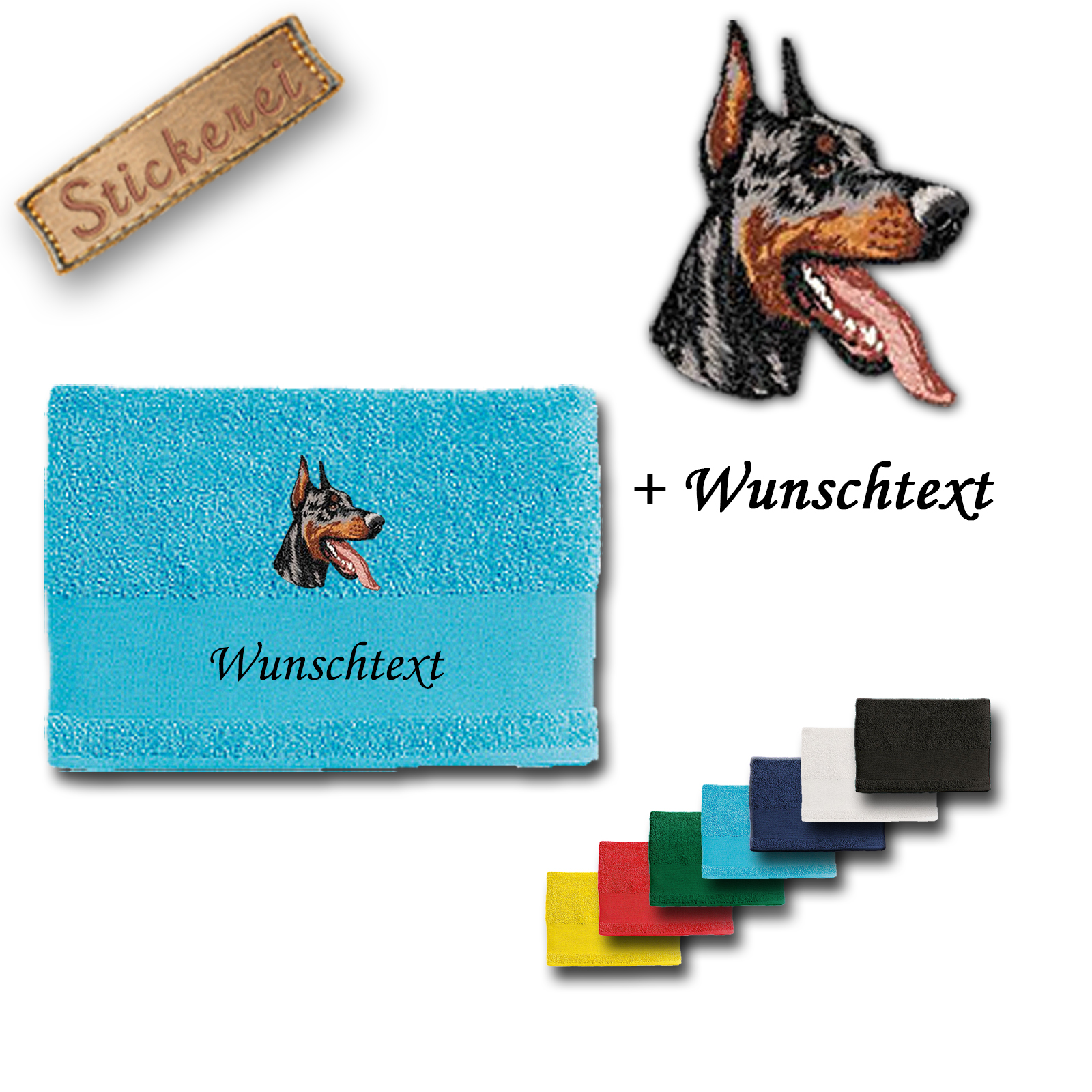 Handtuch Dobermann