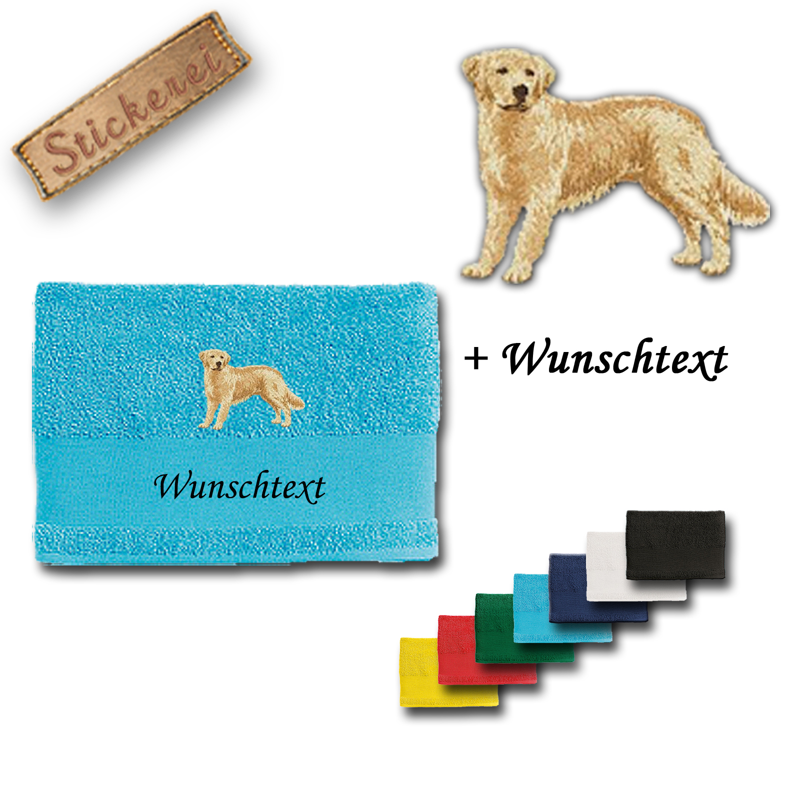 Handtuch Golden Retriever